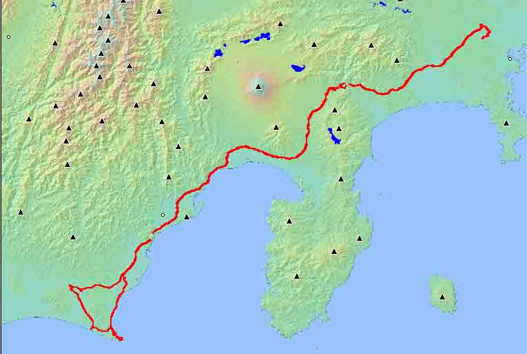 本日の走行４２０ｋｍ(2003/11/2(日))