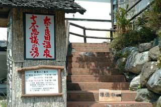 奈良田温泉看板