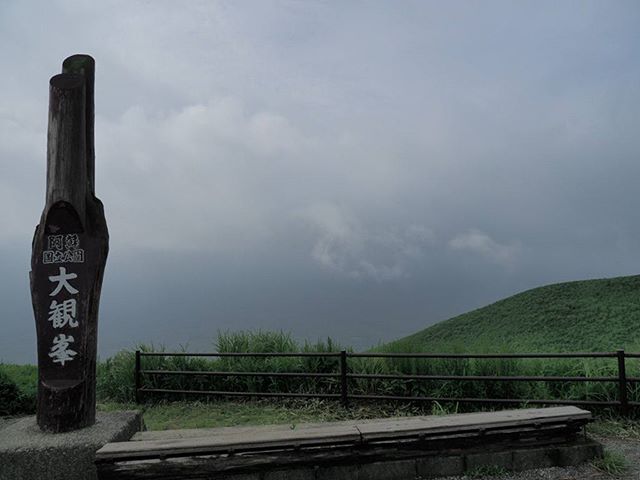 朝まで雨落ちていた様なのでガスってる。