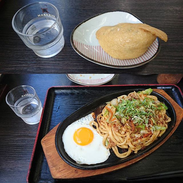 小倉戻れば焼きうどんとジャンボいなり