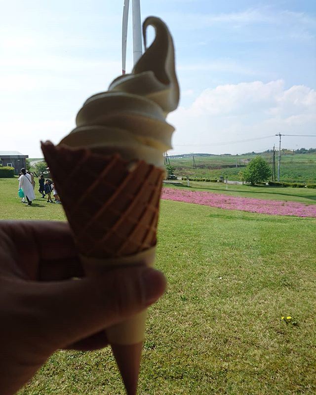 やっと暑くなってアイスクリーム食べる事ができた#touring #バイクツーリング